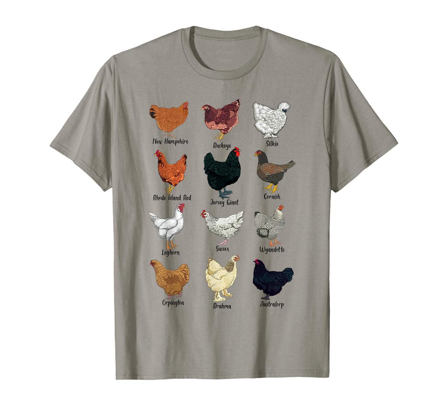 Various Chickens - Chicken Breeds T-Shirt