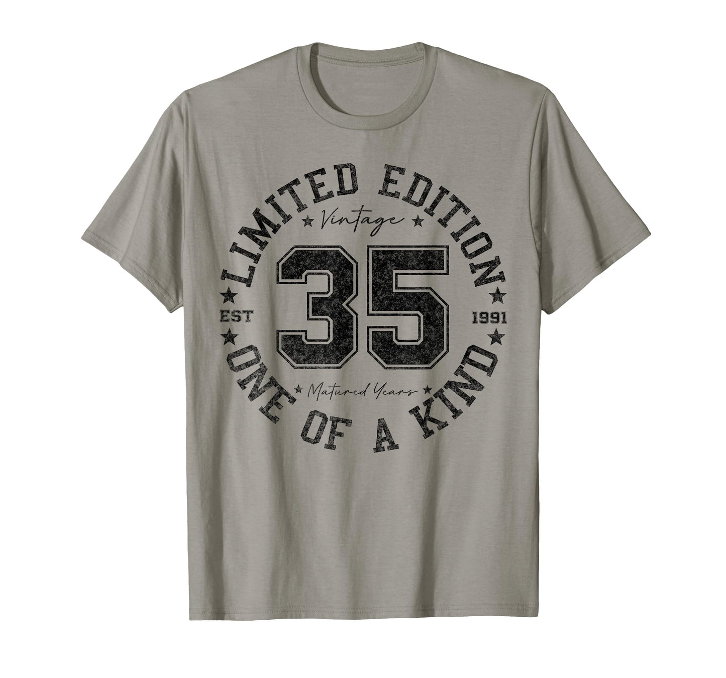 35 Year Old Gifts Vintage 1991 Limited Edition 35th Birthday T-Shirt