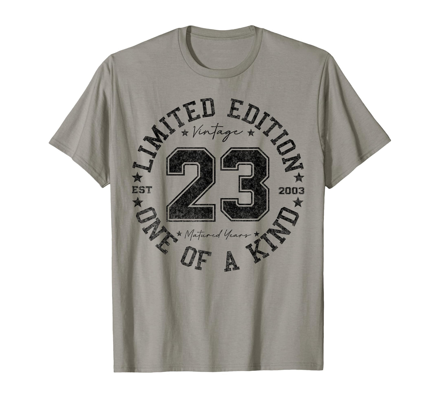 23 Year Old Gifts Vintage 2003 Limited Edition 23rd Birthday T-Shirt