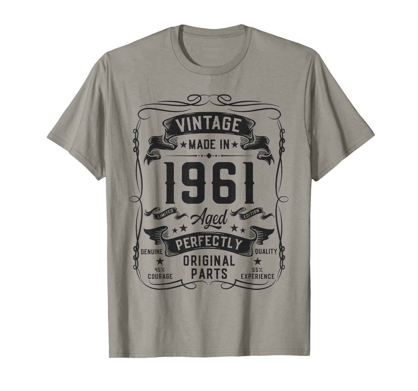 Vintage 1961 65yr 65th Birthday Gifts for Men 65 Years Old T-Shirt