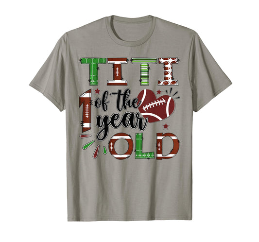Titi of The 1 Year Old Football 1st Birthday Boy Matching T-Shirt