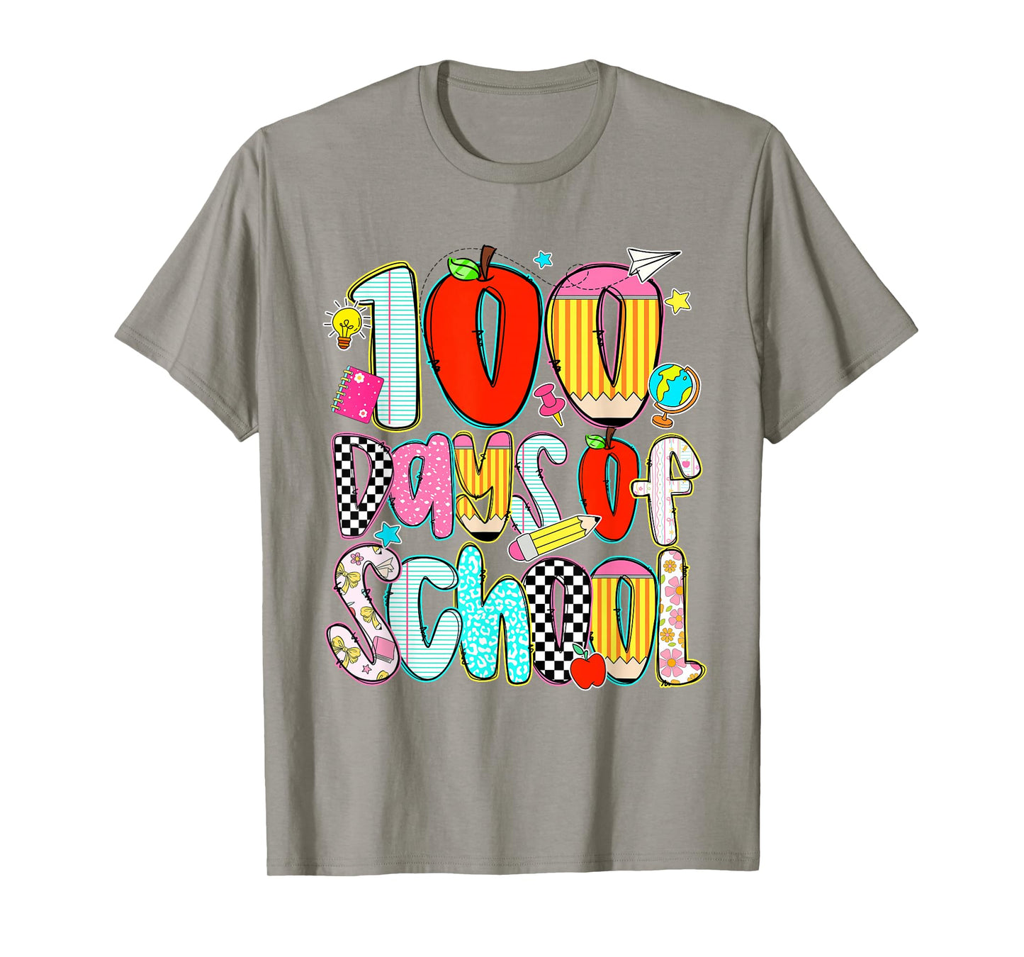 Happy 100th Day of School Teacher Kids 100 Days of School T-Shirt