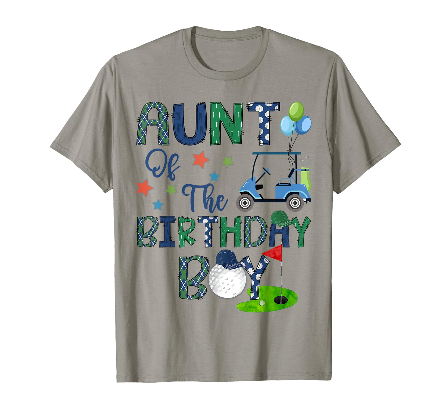 Aunt Of The Birthday Boy Hole In One Golf Lover T-Shirt