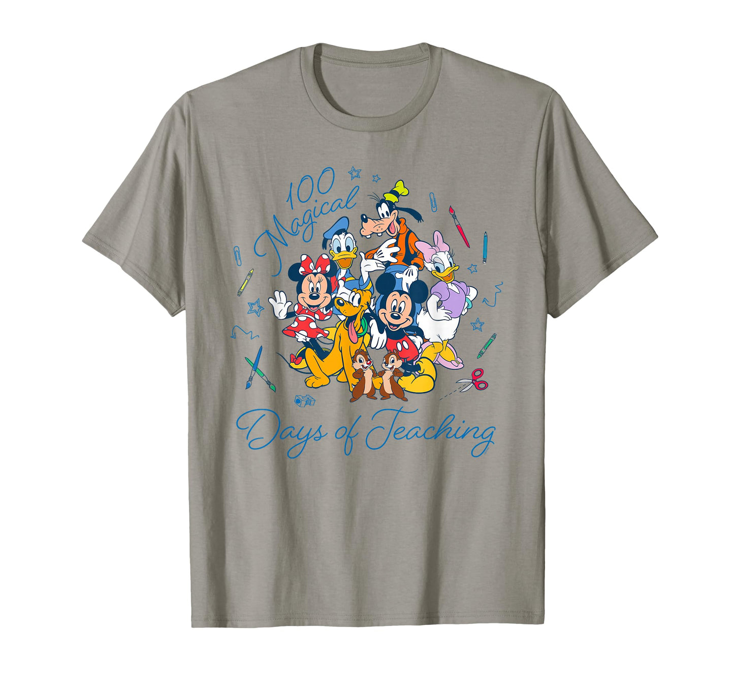 Disney 100 Magical Days of Teaching 100th Day School Teacher T-Shirt