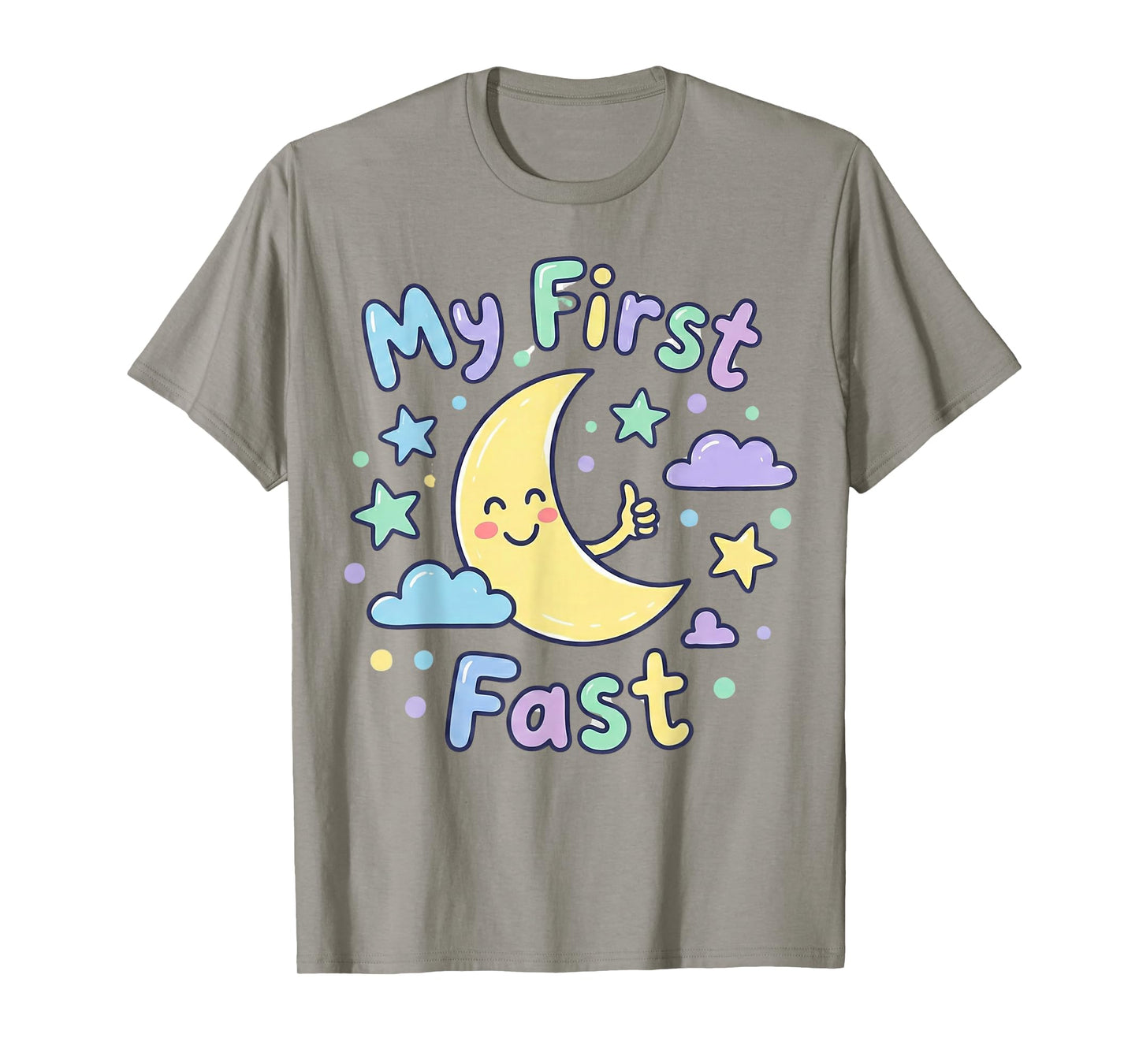 My First Ramadan Fast Cute Moon Shirt Kids Toddler T-Shirt