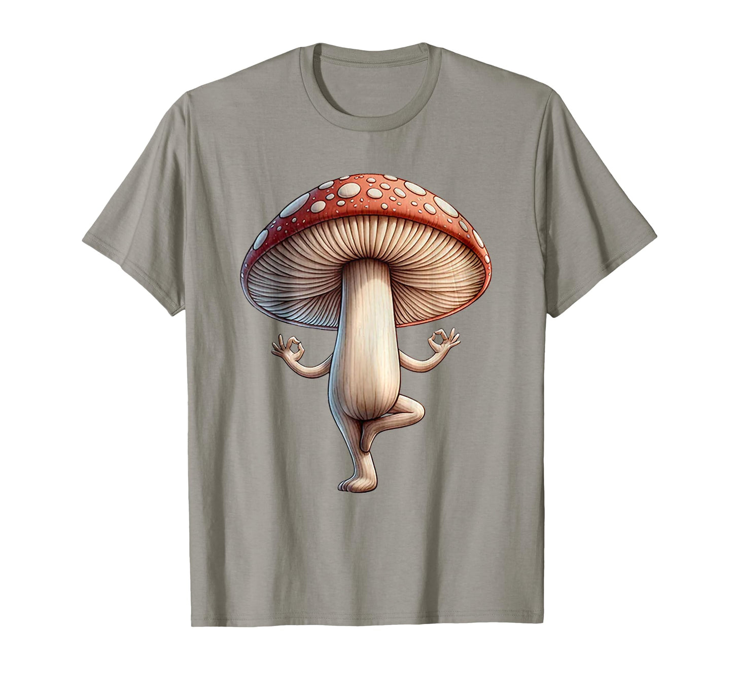 Funny Yoga Mushroom T-Shirt