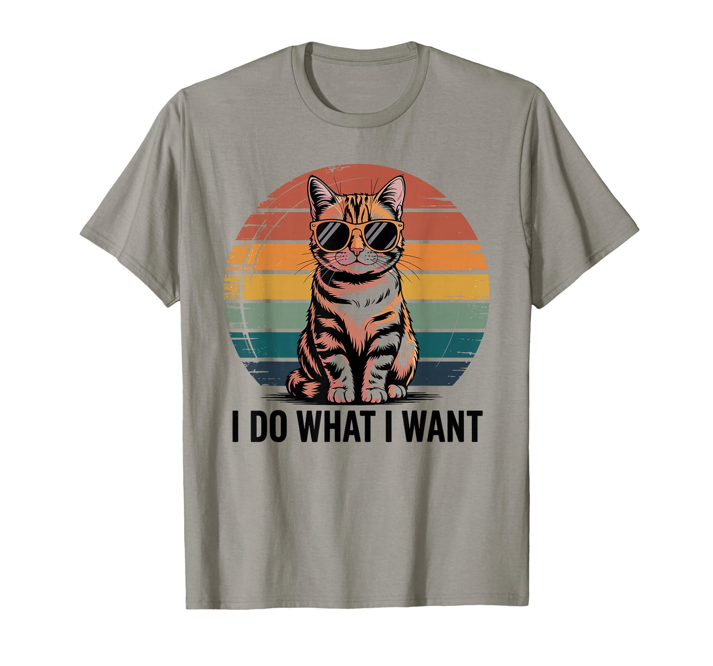 Tabby Cat Do What I Want Funny Cat T-Shirt
