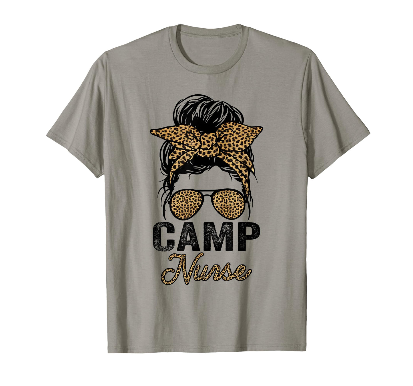 Camp Nurse Appreciation Day Tees, Leopard For Women Nurses T-Shirt