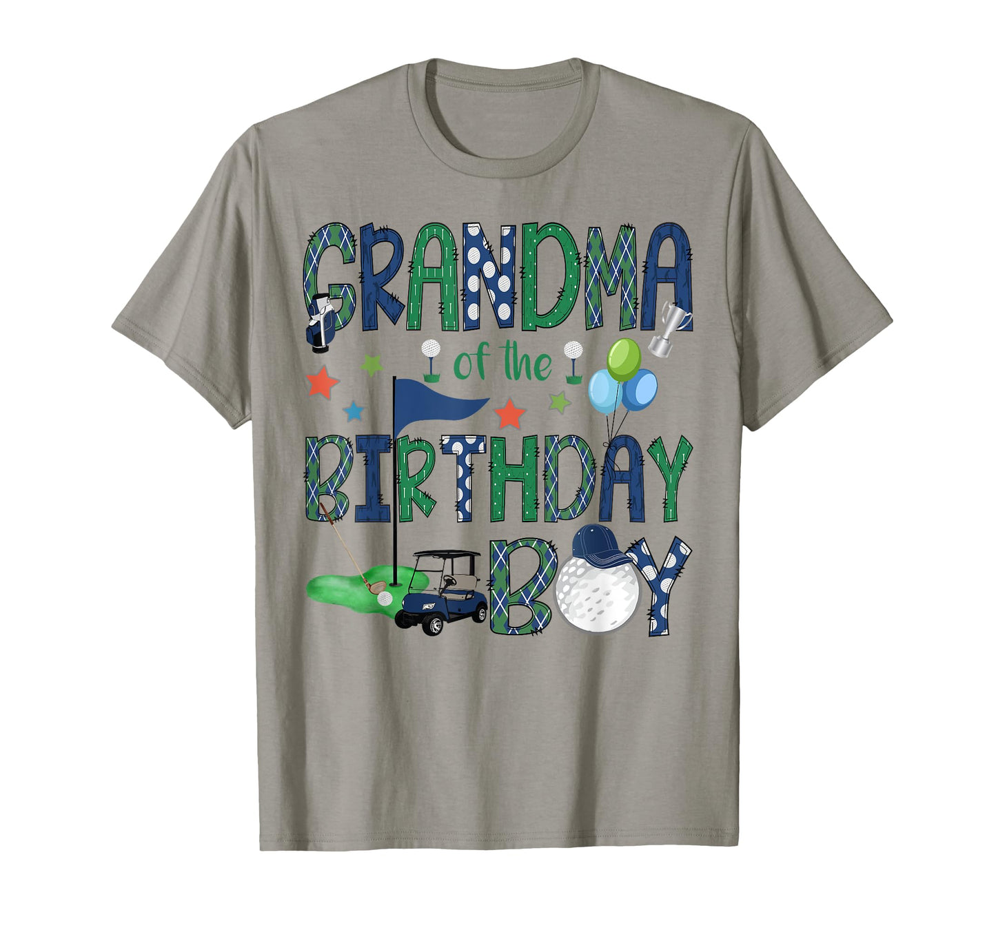 Grandma Of The Birthday Boy Hole In One Golf Lover T-Shirt