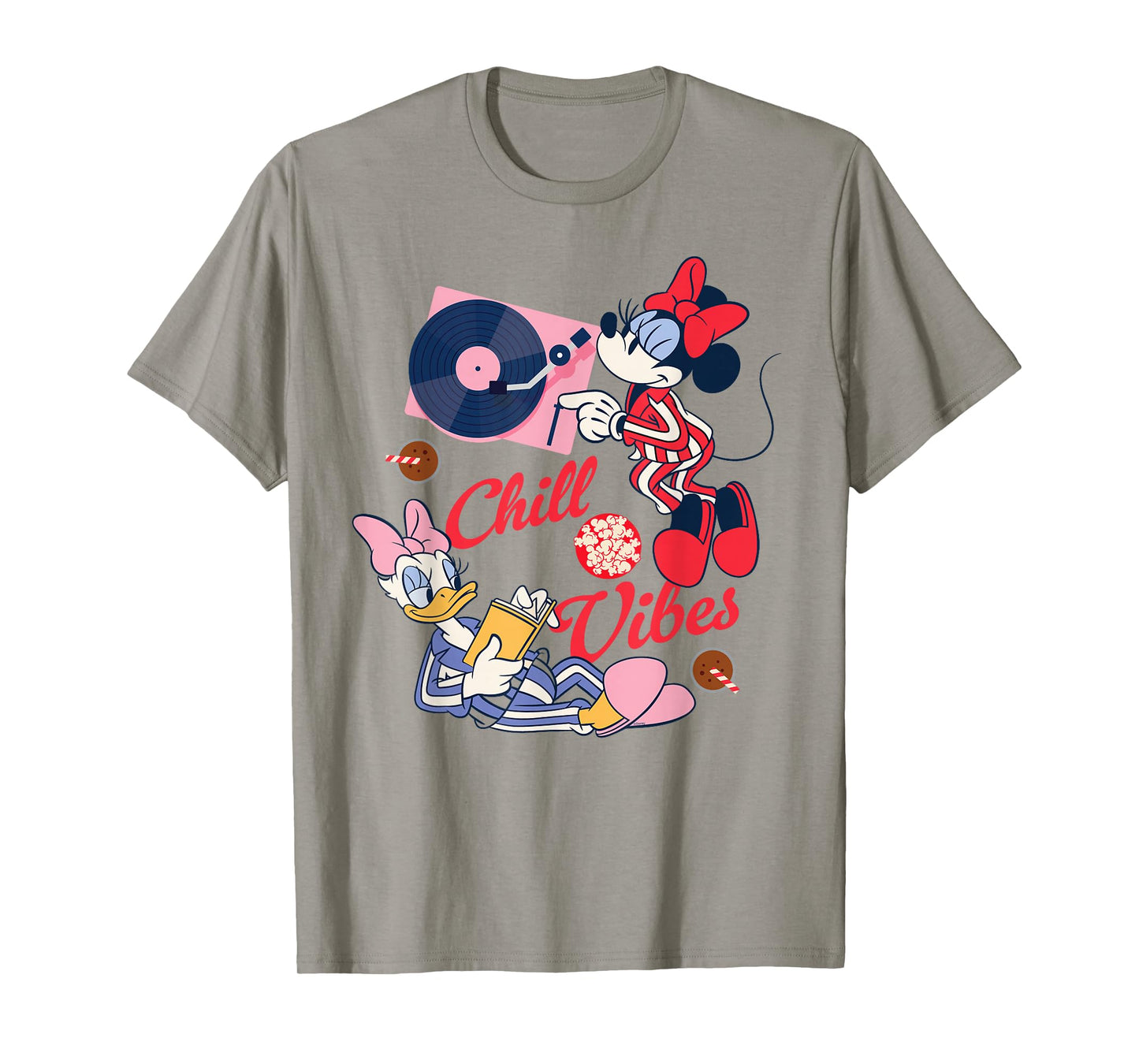 Disney Minnie & Daisy Pajamas and Popcorn PJs Chill Vibes T-Shirt