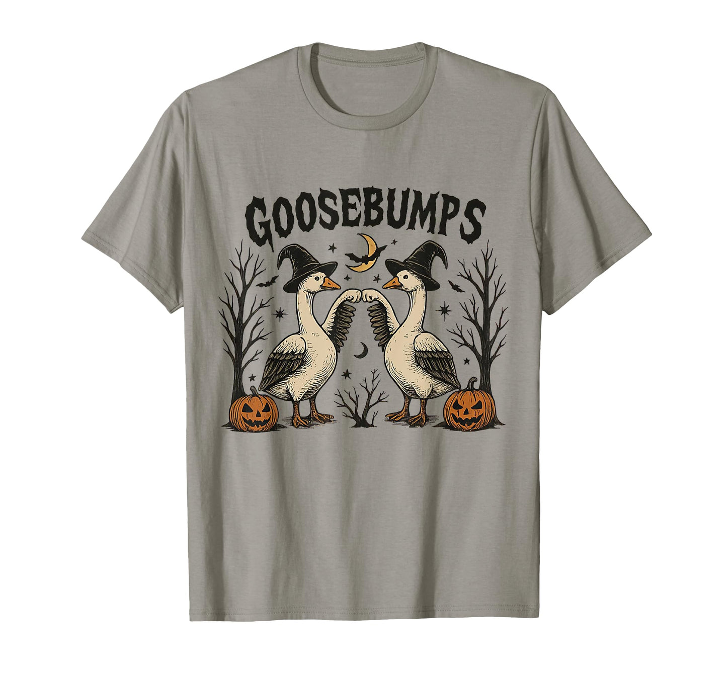 Goose Bumps Goosebumps Funny Goose Fist Bump Halloween T-Shirt