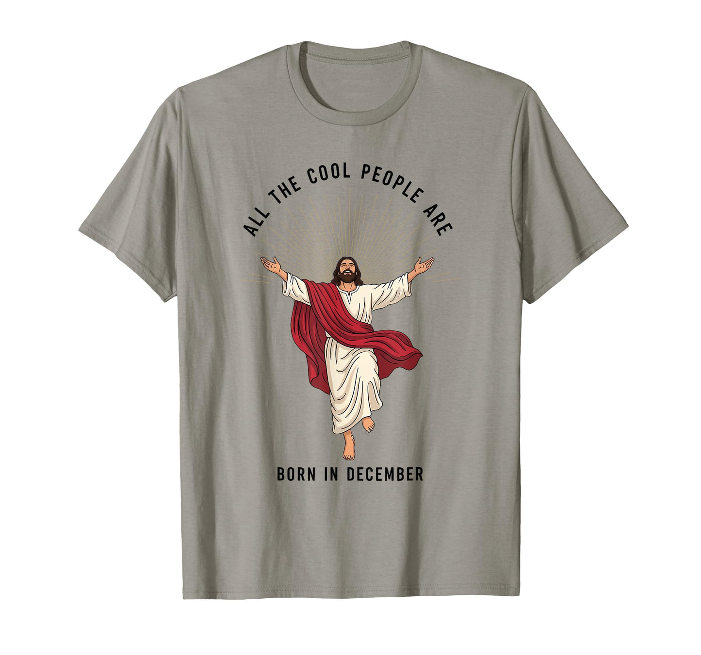 Cool People are Born in December Christian Jesus Christmas T-Shirt