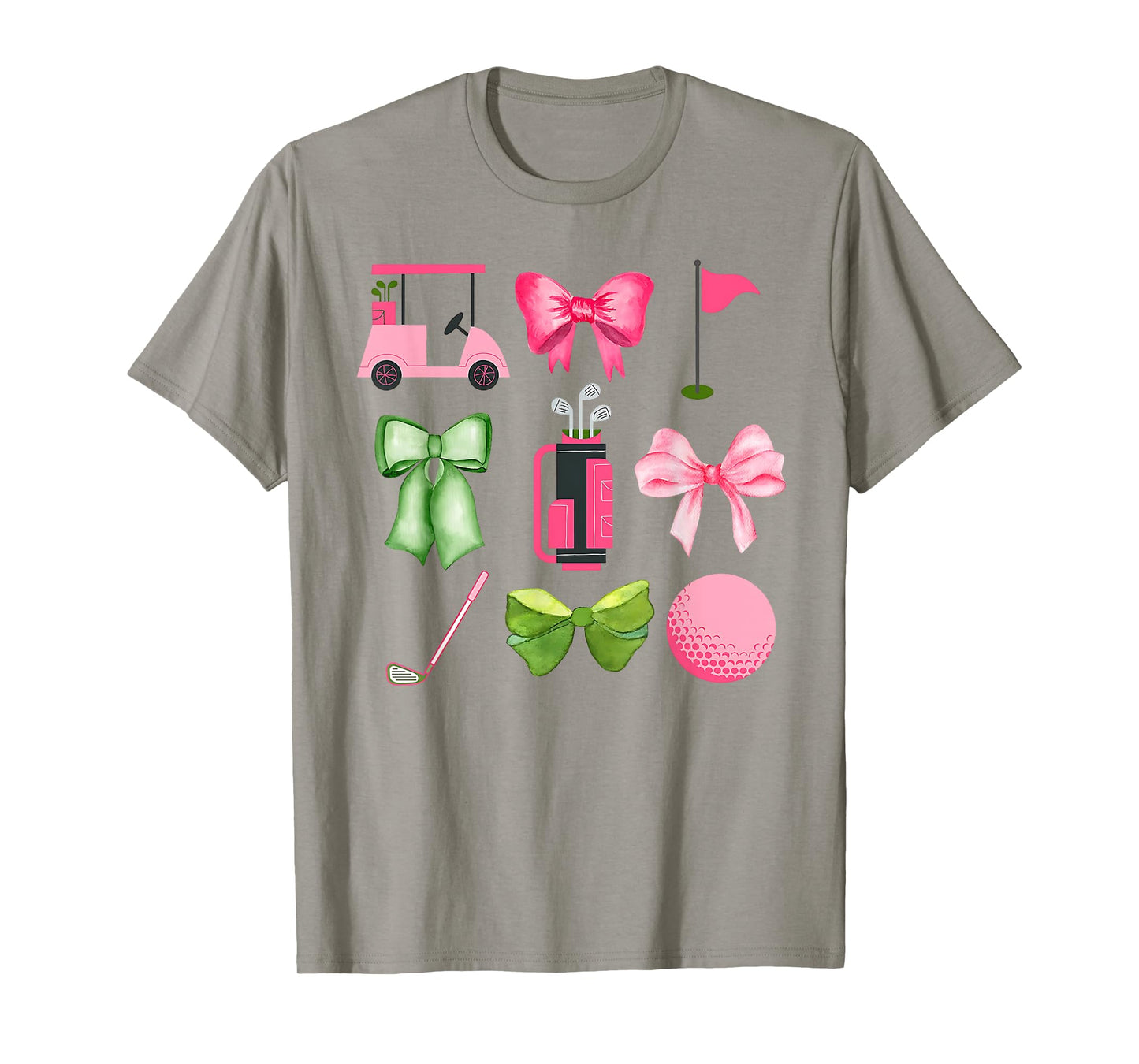 Let's Par-Tee Coquette Golf Funny Golfer Girls Women Kids T-Shirt
