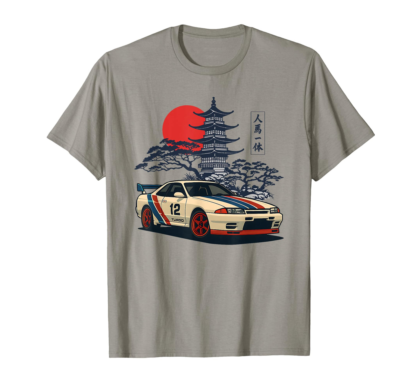 Japanese JDM Cars Retro Street Scene Art T-Shirt