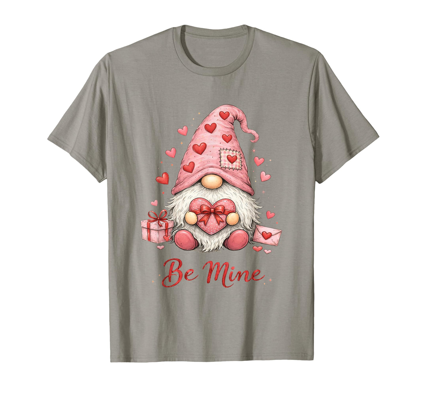 Valentine Gnome Love Happy Valentine's Day Gnome Be Mine T-Shirt