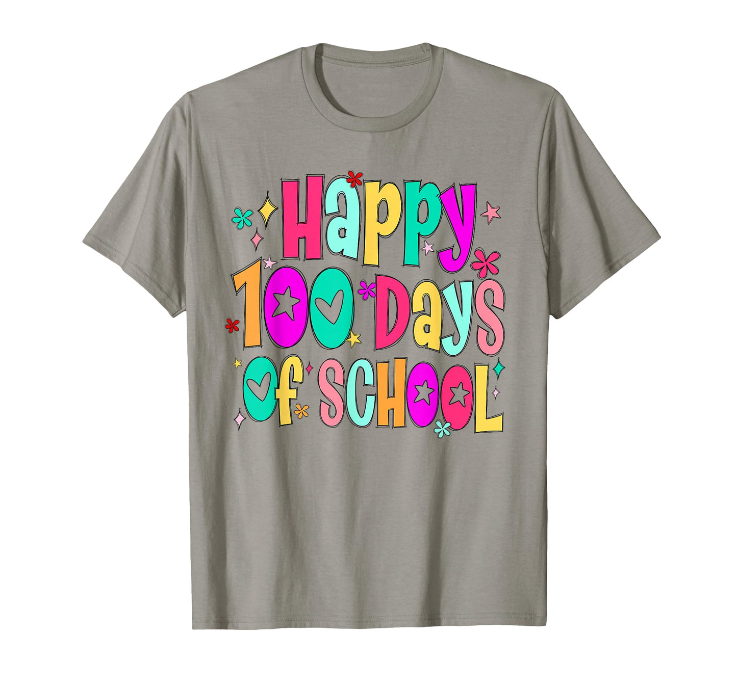 Happy 100th Day of School Teacher Kids 100 Days of School T-Shirt
