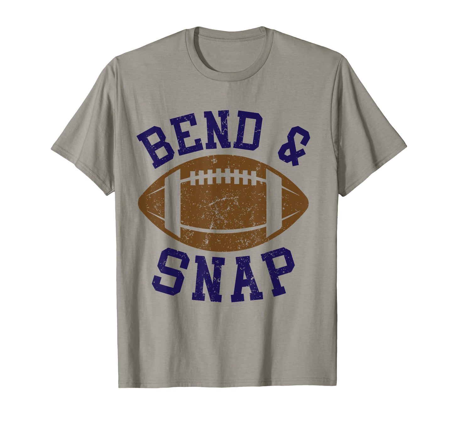 Funny Game Day Touchdown Season Cute Bend and Snap Football T-Shirt