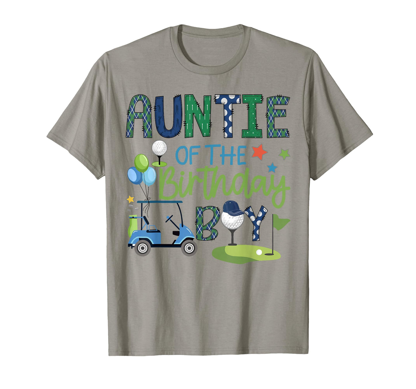 Auntie Of The Birthday Boy Hole in One Golf Sport T-Shirt
