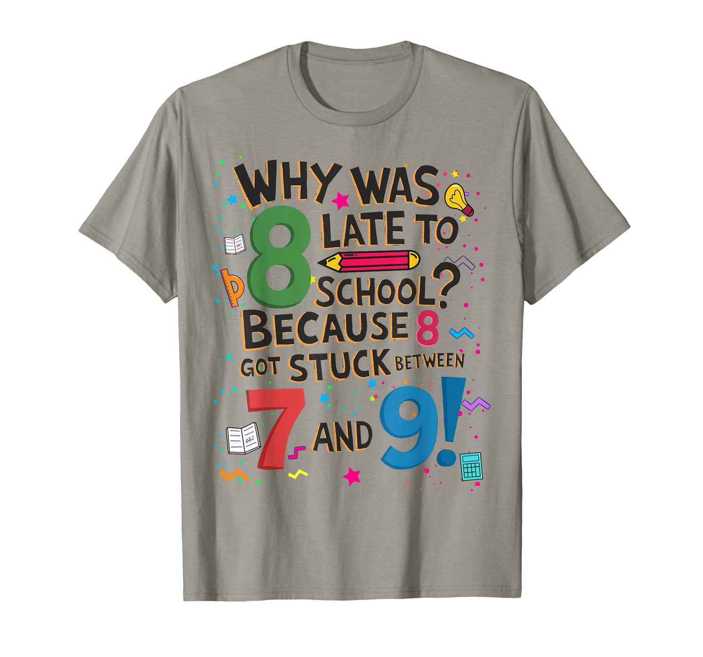 Number Maths Day Costume With Numbers On Idea Kids Maths T-Shirt
