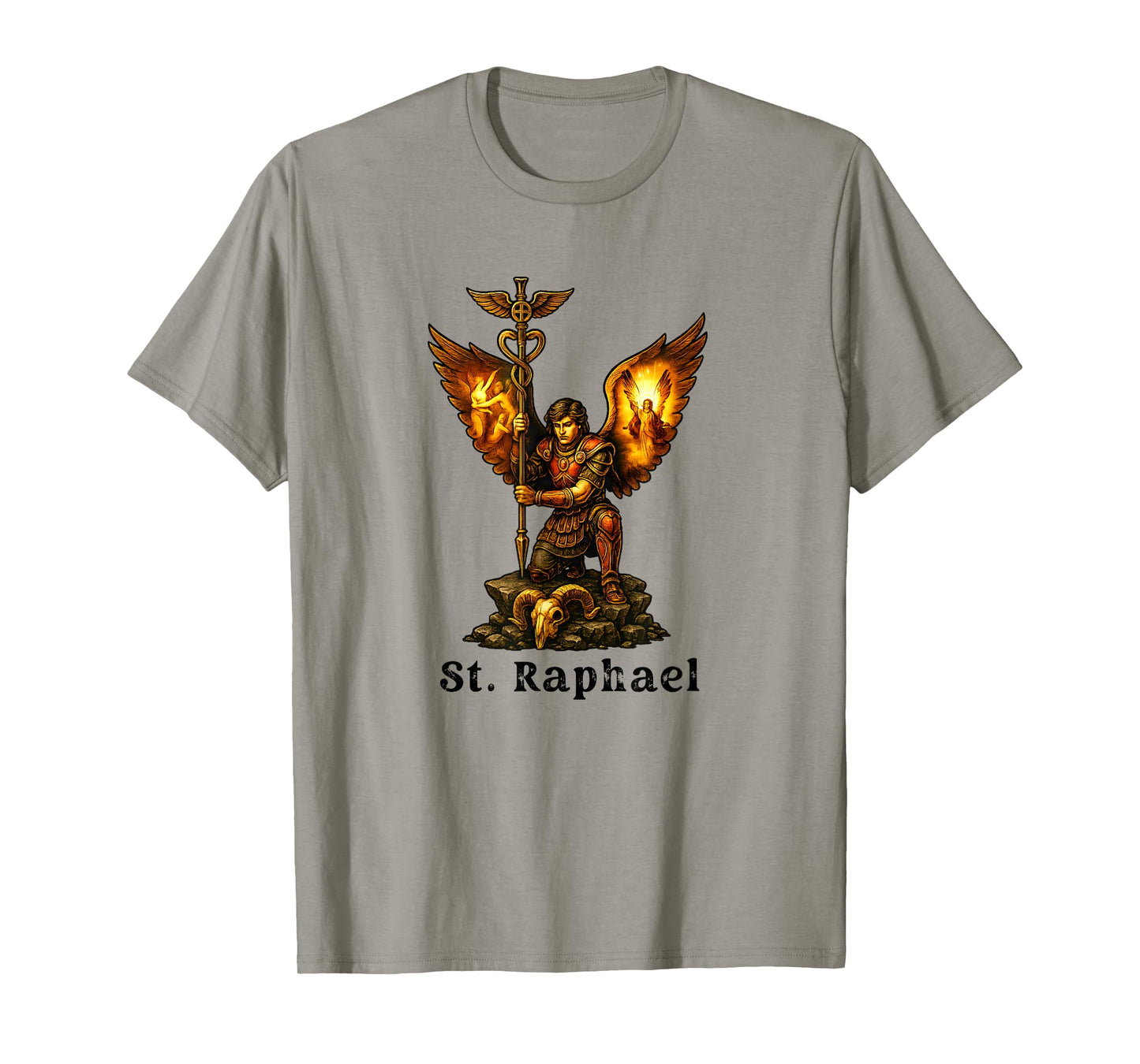 Saint Archangel Raphael Christian Art Faith T-Shirt