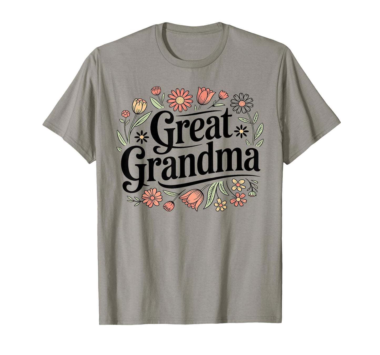 Wildflowers Great Grandma Floral Mother's Day Great Grandma T-Shirt