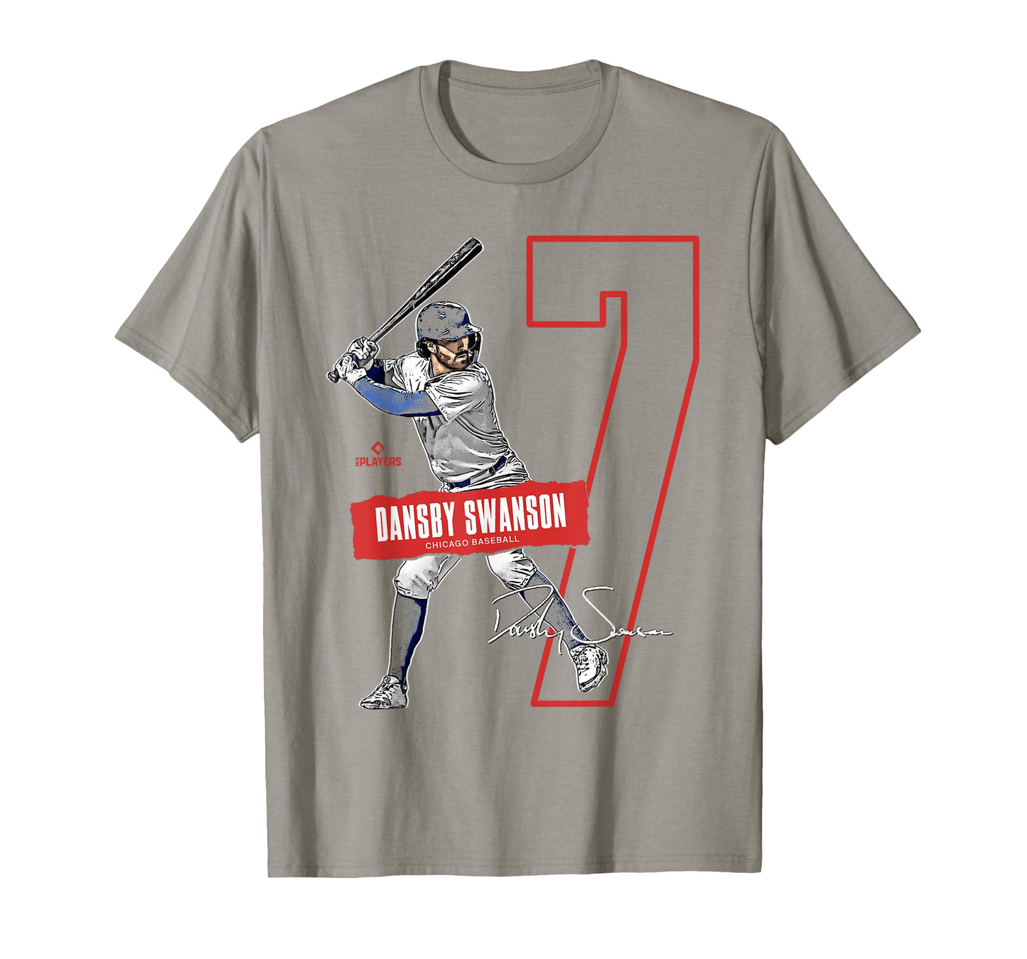 Dansby Swanson | Chicago Baseball Players | MLBDAN301N T-Shirt