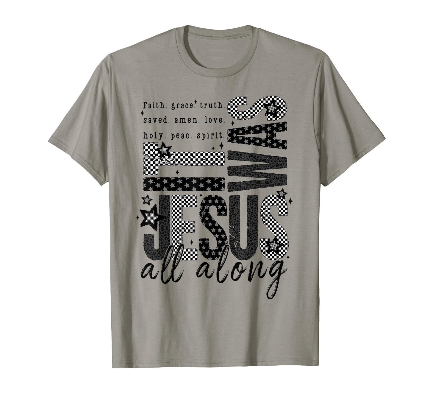 It was Jesus All Along Bible Verse Christian Retro T-Shirt