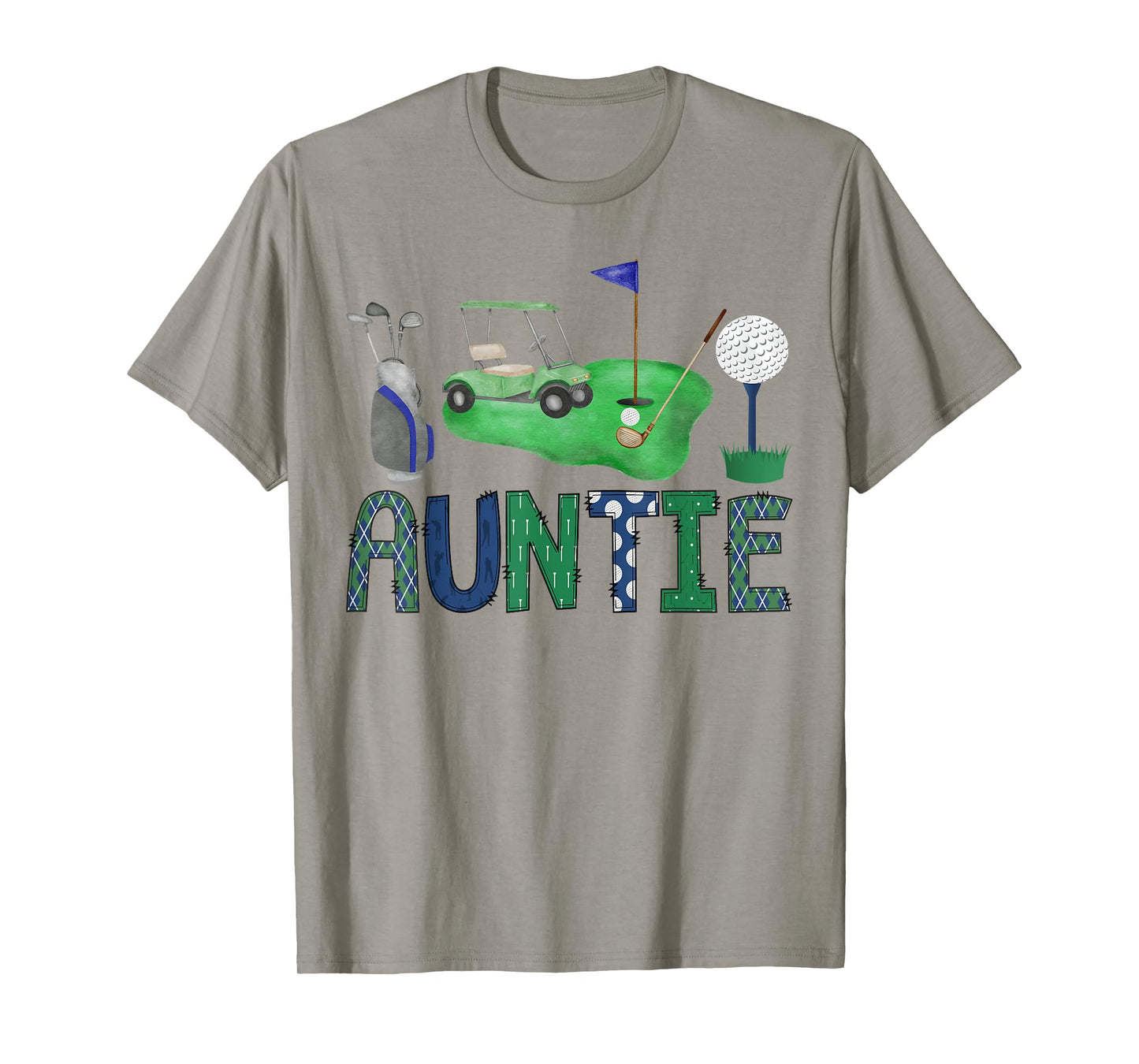 Auntie Of The Birthday Boy Hole in One Golf Sport Matching T-Shirt
