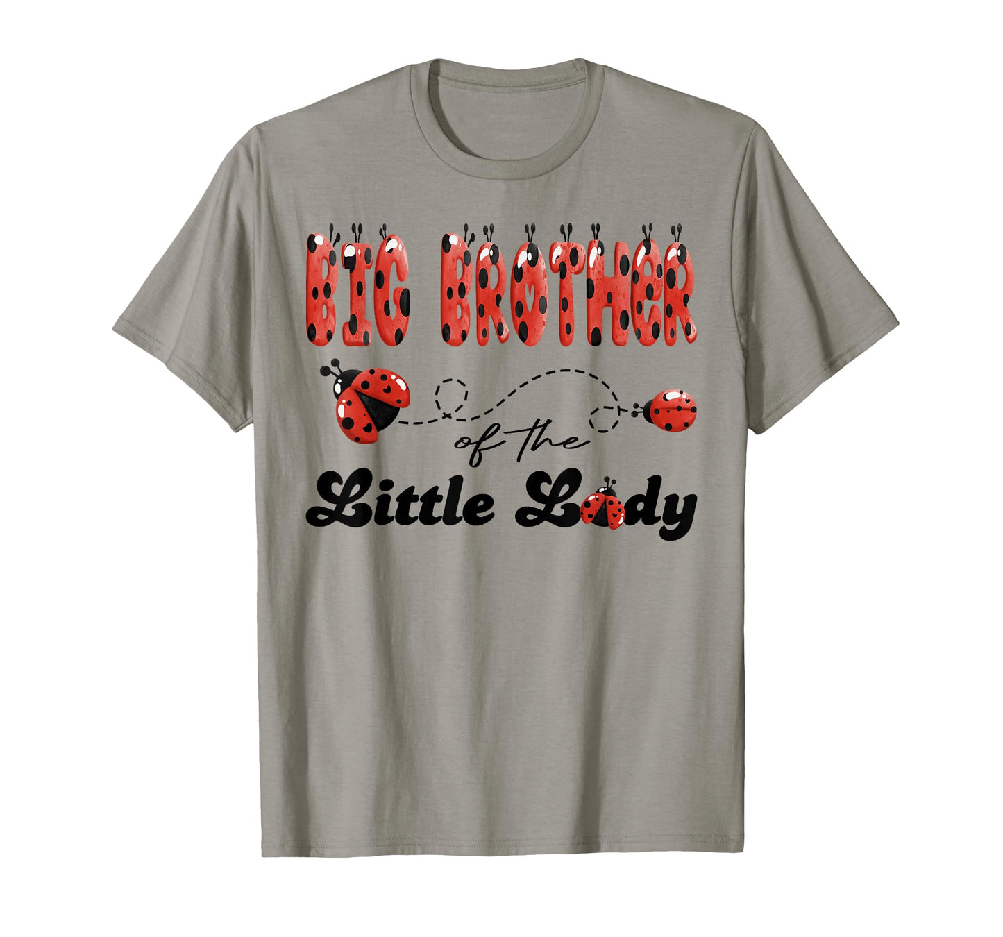 Big Brother of The Little Lady Birthday Girl Ladybug Lover T-Shirt
