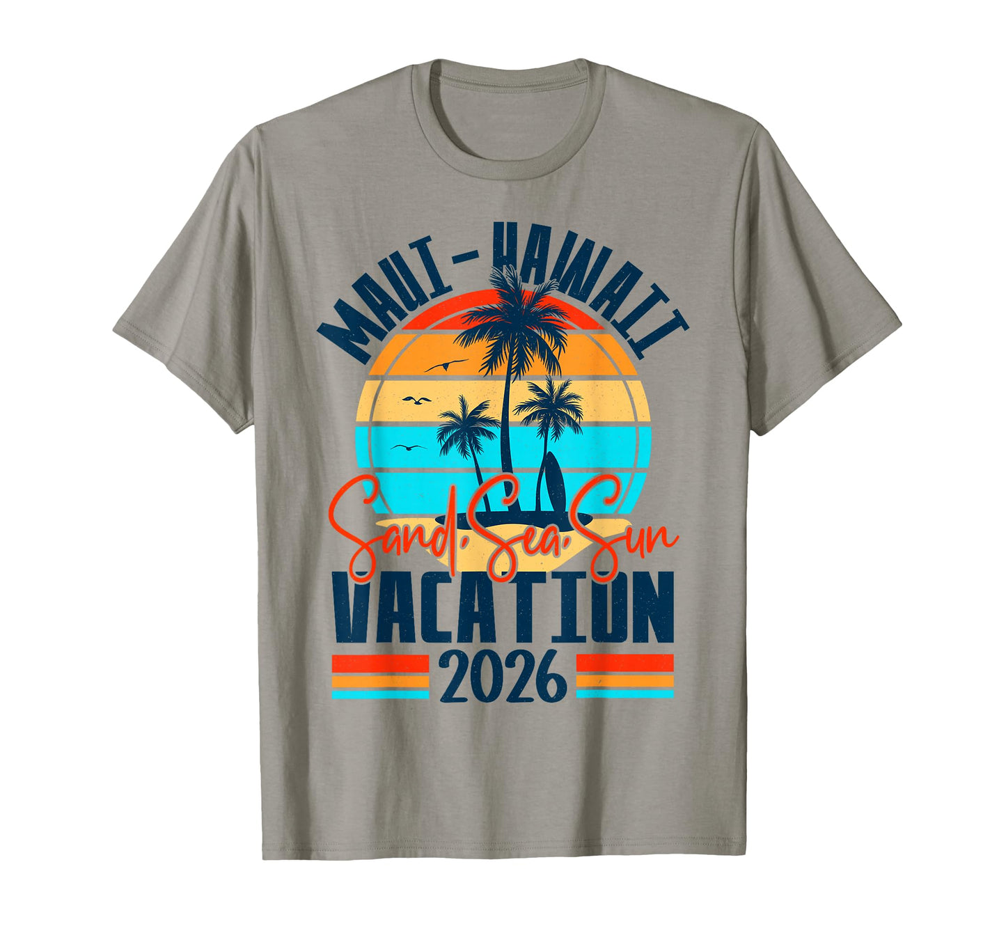 Maui Hawaii 2026 Vacation Souvenir Matching Family Group T-Shirt