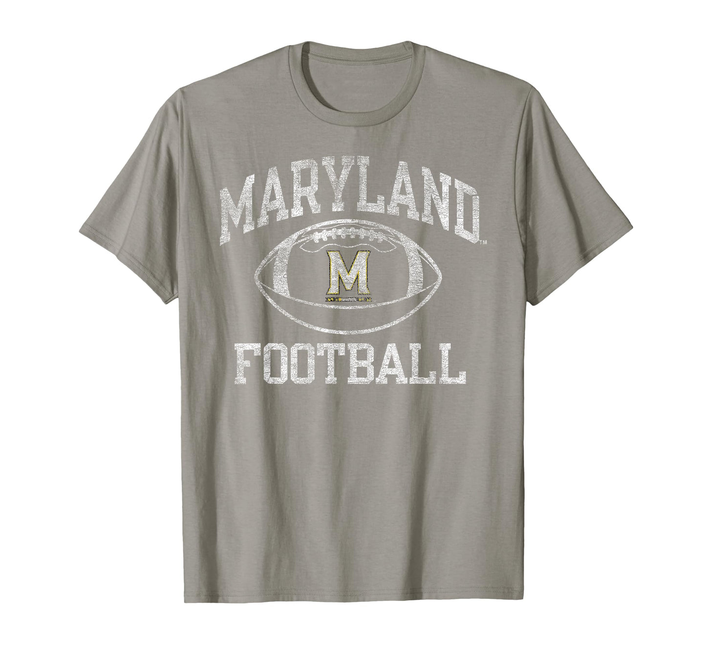 Maryland Terrapins Football Intensity Vintage Red T-Shirt