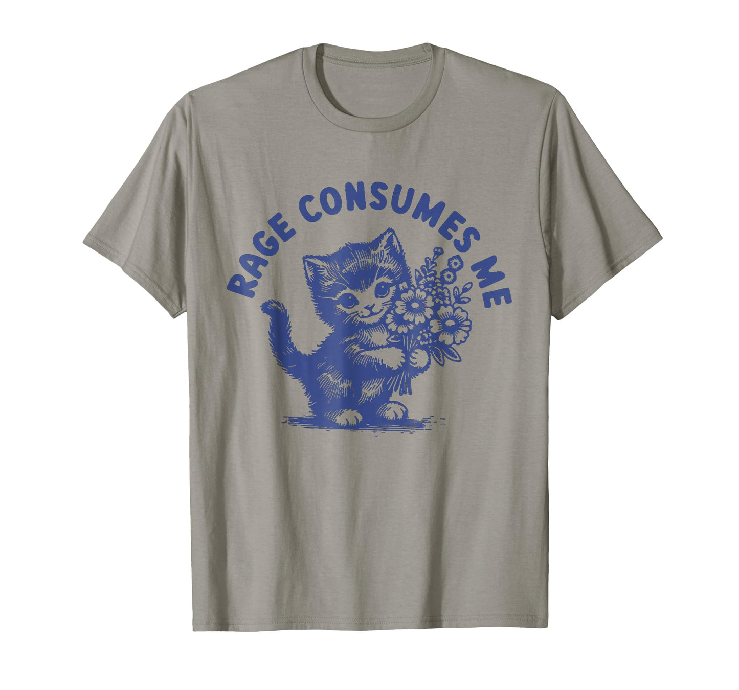 Cat Rage Consumes Me Cat T-Shirt