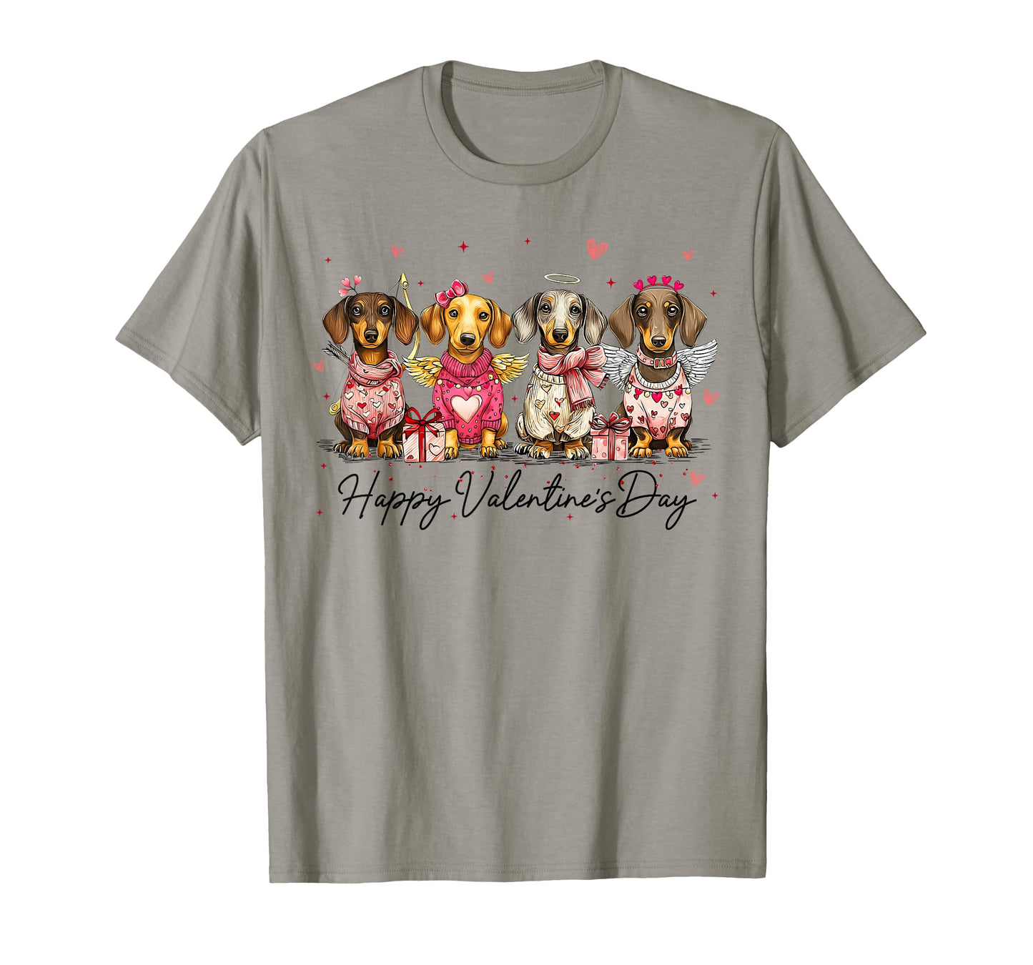 Happy Valentine's Day Dachshund is My Valentine Dog Lover T-Shirt