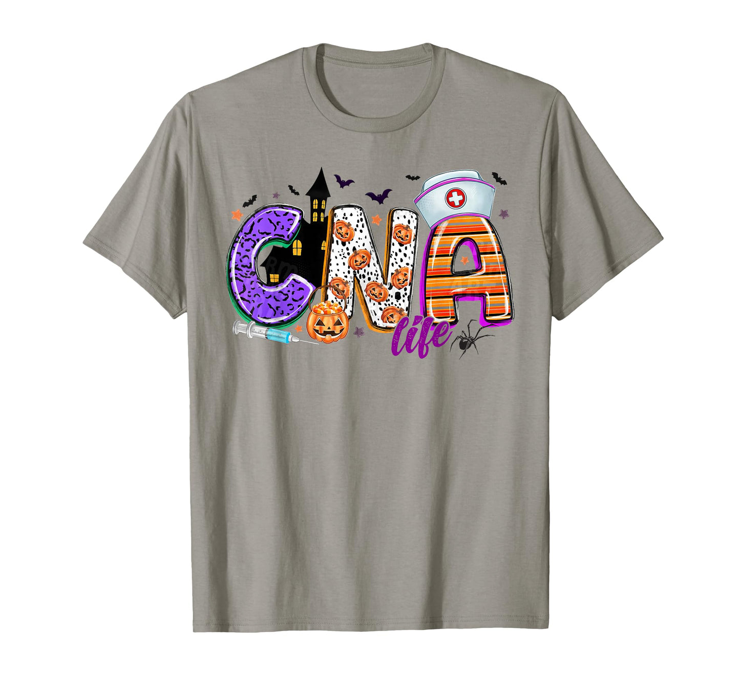 Certified Nursing Assistant CNA Nurse Life Halloween Nursing T-Shirt