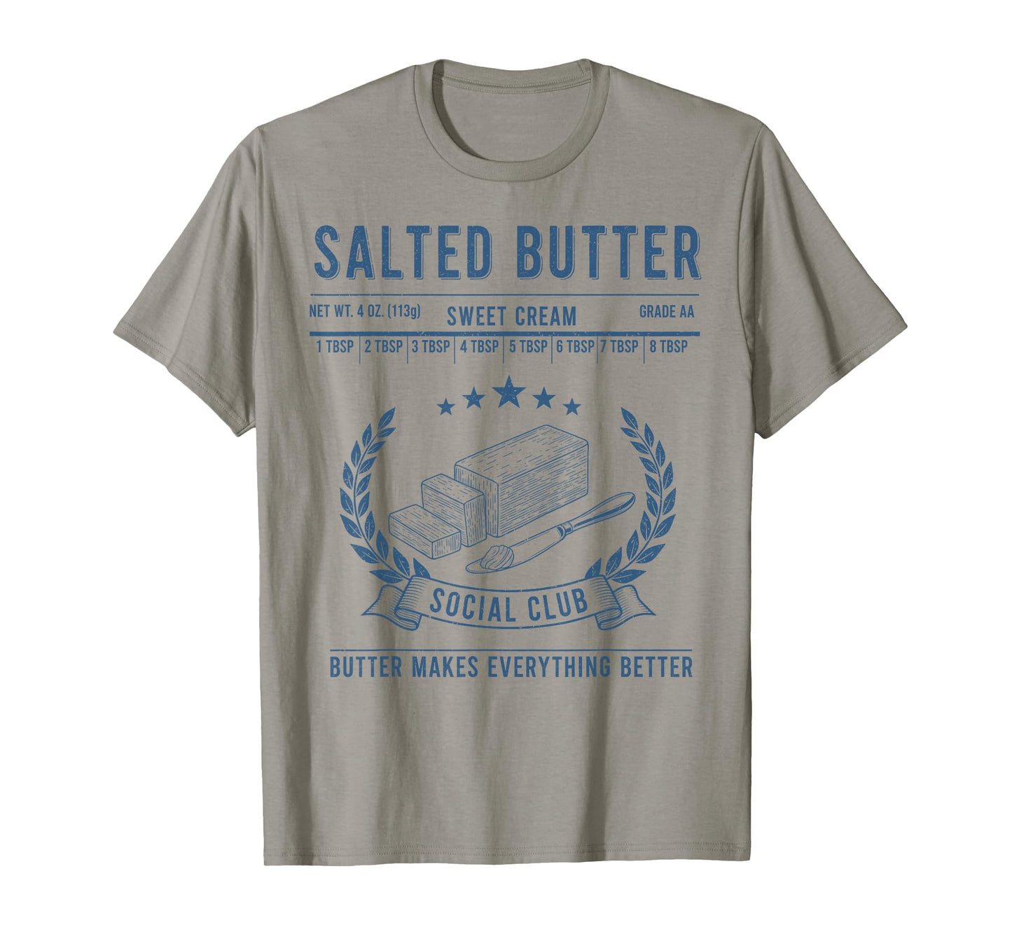 Vintage Salted Butter Social Club Butter Lover Sweet Cream T-Shirt