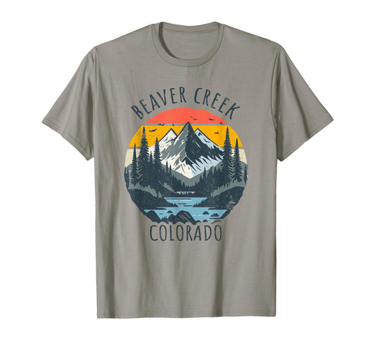 Beaver Creek Colorado USA Retro Mountain Vintage Style T-Shirt
