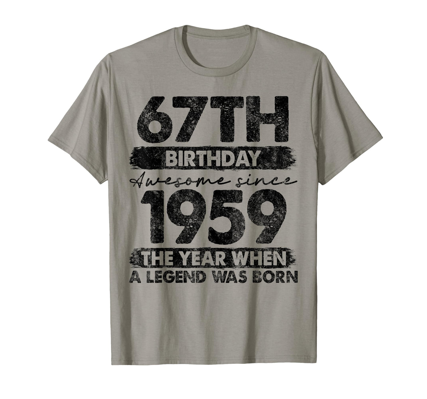 67 Year Old Gifts Vintage 1959 Limited Edition 67th Birthday T-Shirt