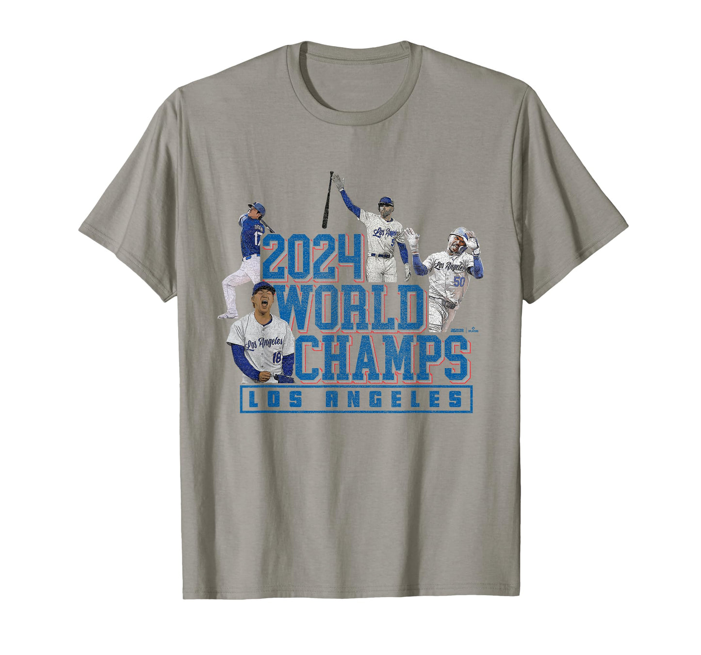 2024 World Champs – LA Team 4 Players – Los Angeles Baseball T-Shirt