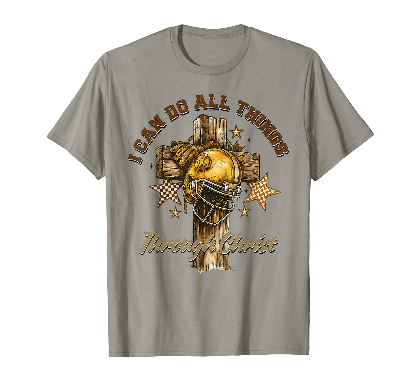 Fall Football Christian Fall Bible Spirit Christian Game Day T-Shirt