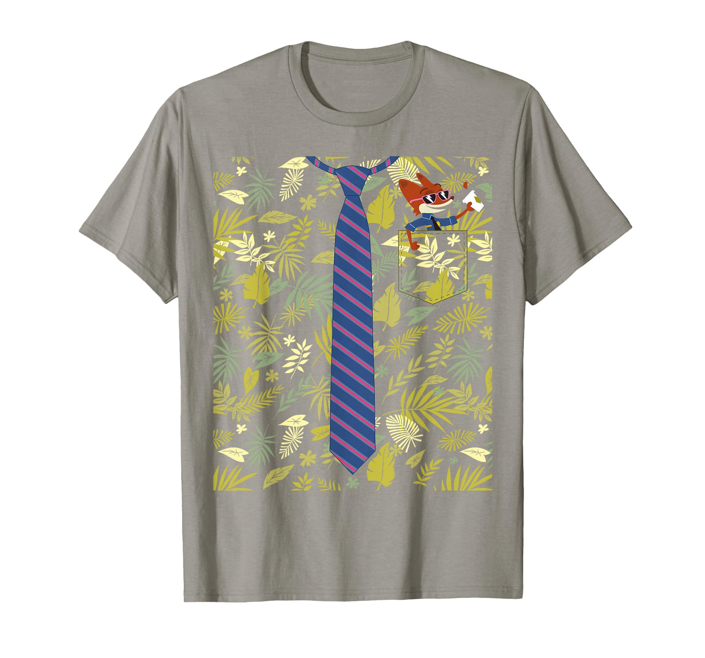 Disney Zootopia Nick Wilde Shirt and Tie Costume T-Shirt