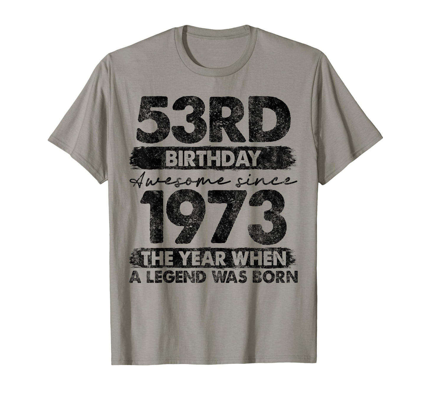 53 Year Old Gifts Vintage 1973 Limited Edition 53rd Birthday T-Shirt