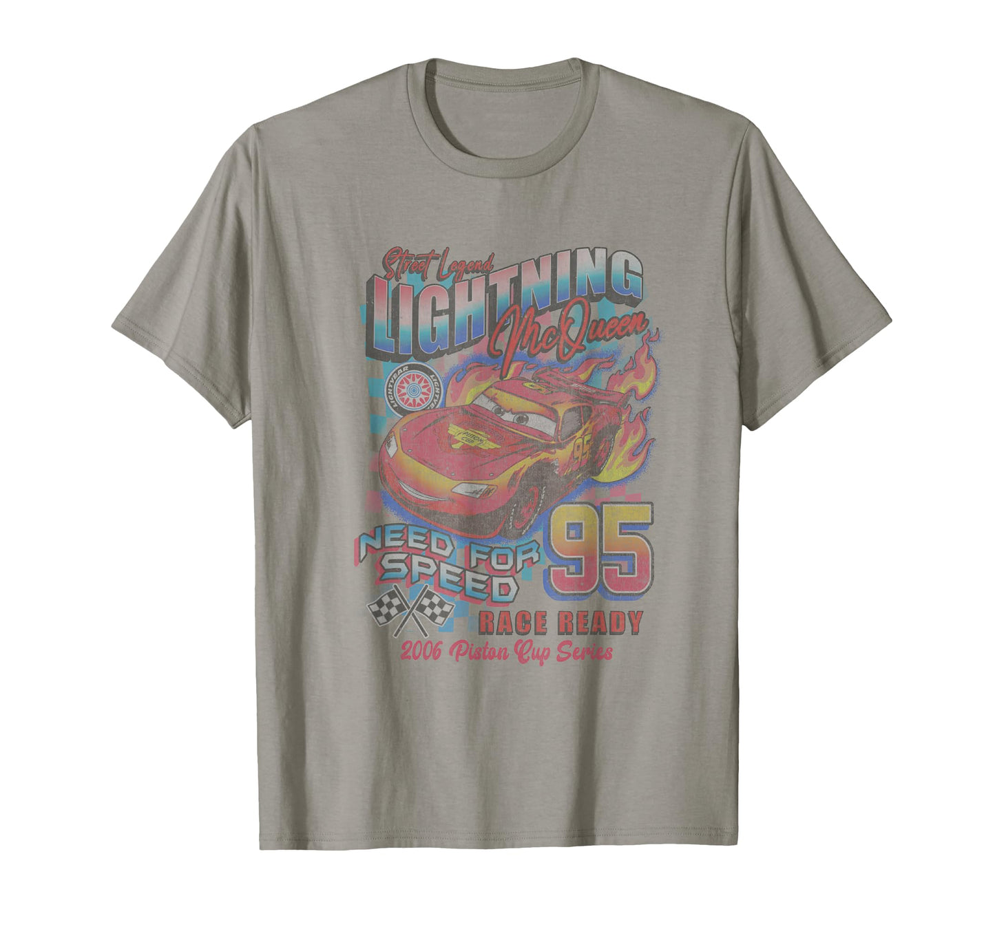 Disney Pixar Cars Lightning McQueen Street Legend T-Shirt