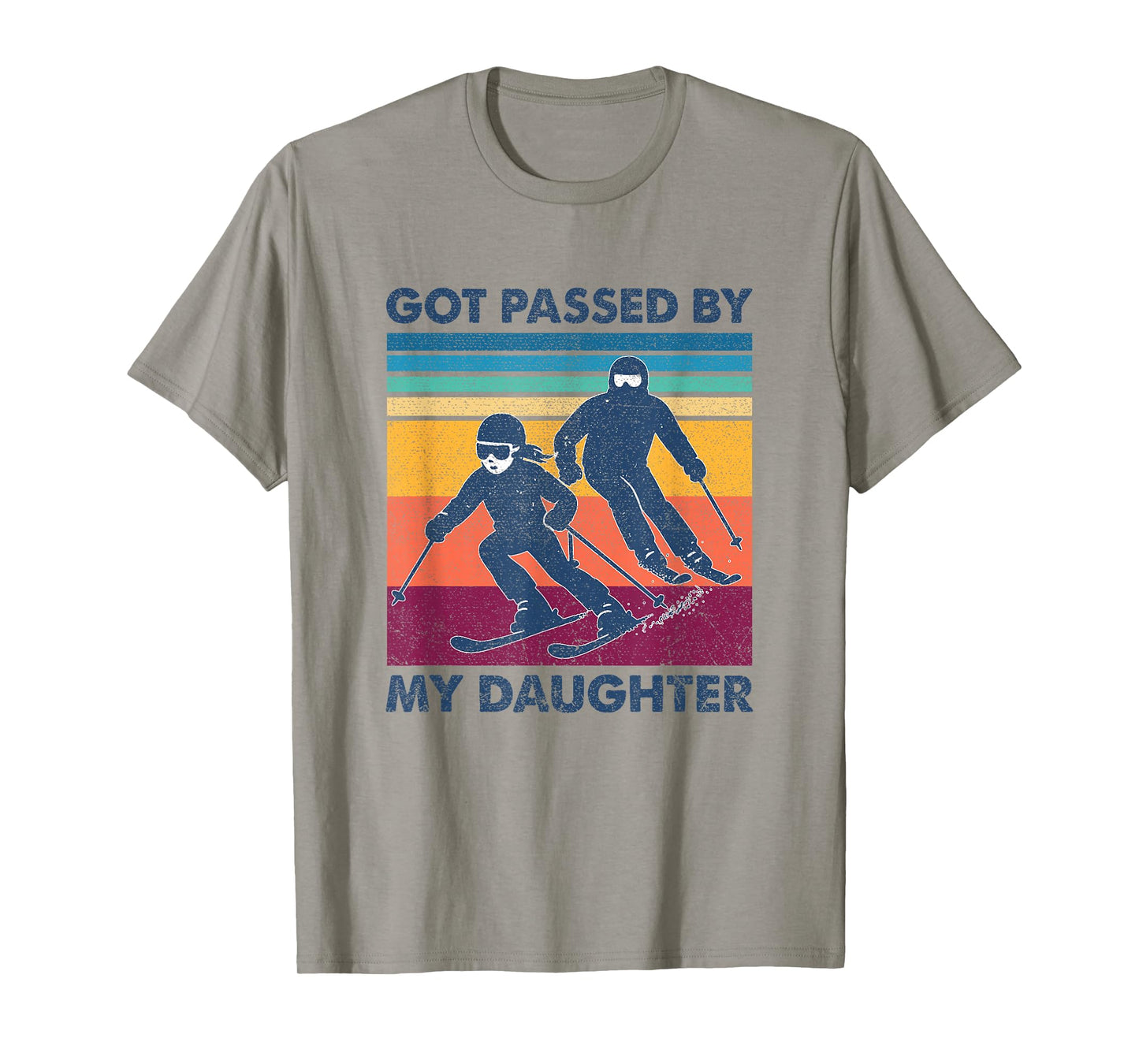 Got Passed by My Daughter Funny Skiing T-Shirt