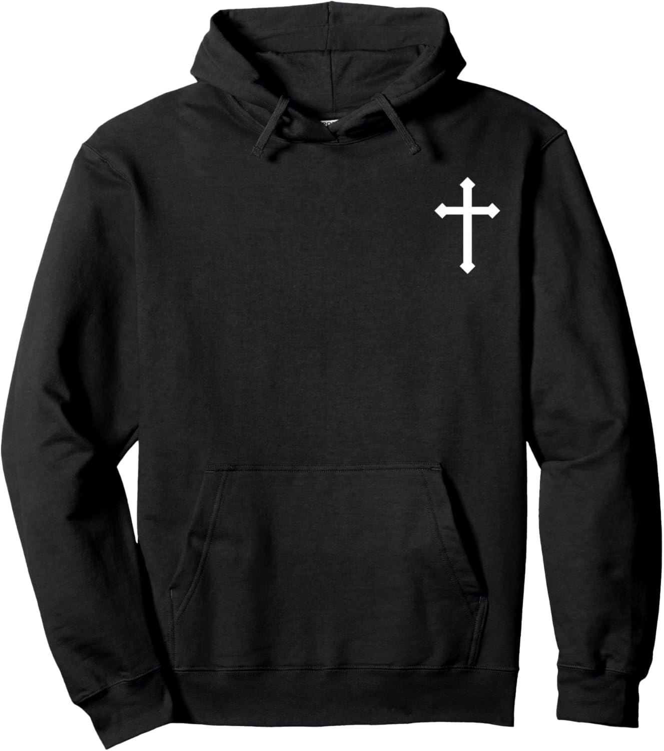 Cross Pocket Graphic Print for Christians Hoodie - Hoodie | Black