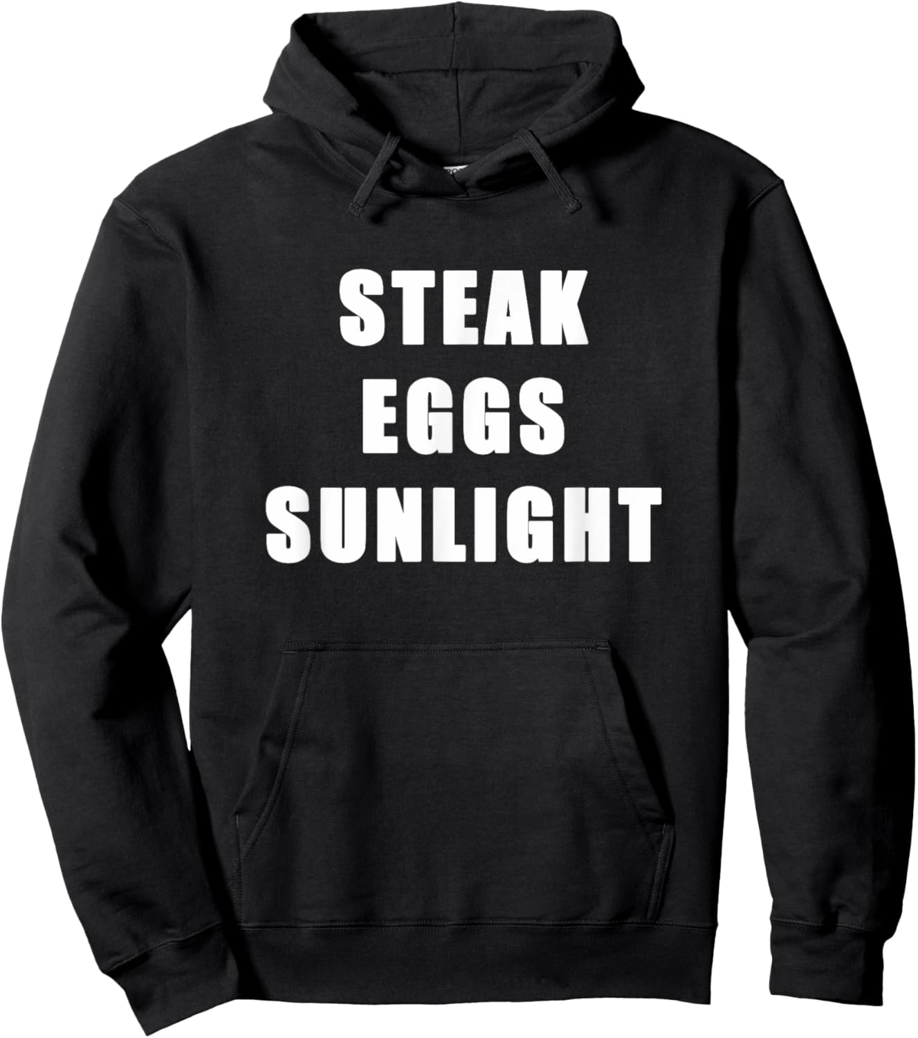 Steak Eggs Sunlight Healthy Lifestyle and Diet Ingredients Hoodie - Hoodie | Black