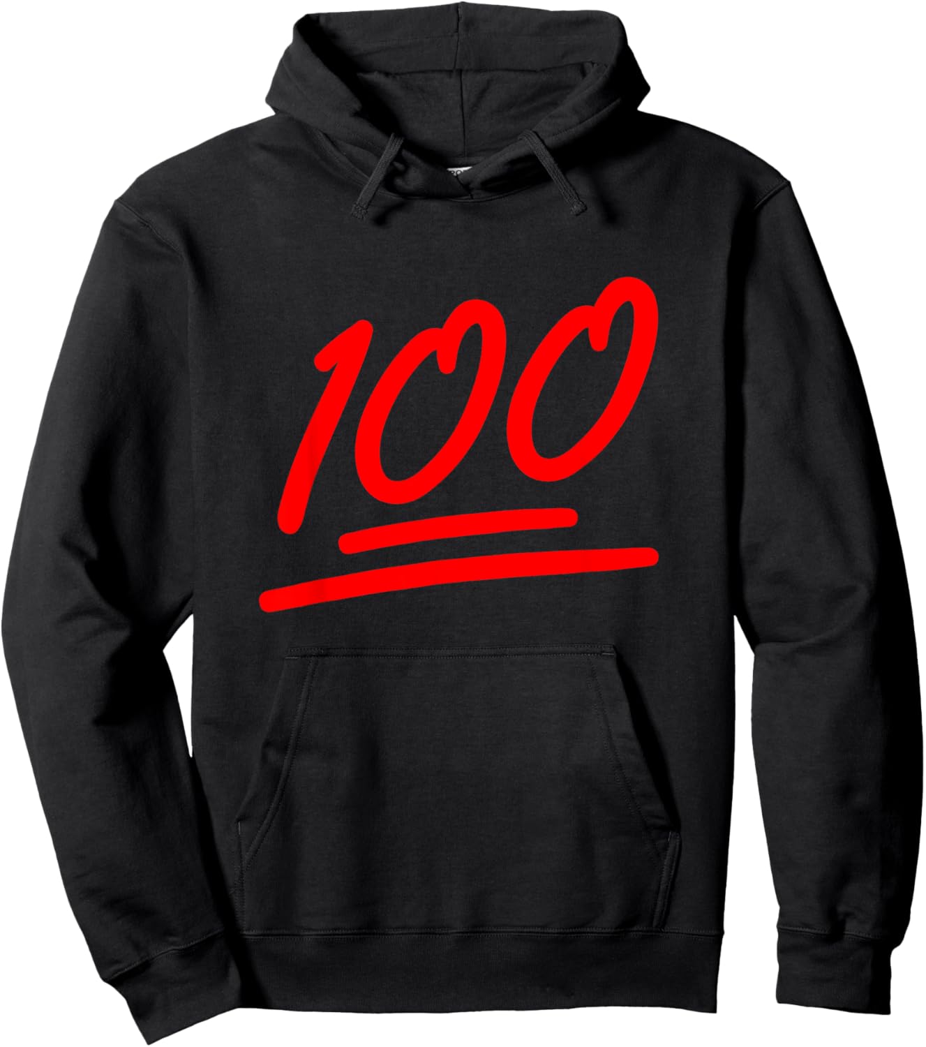 100 Emote Funny 100 Emoticon Art Cool Fun 100 Days of School Hoodie - Hoodie | Black