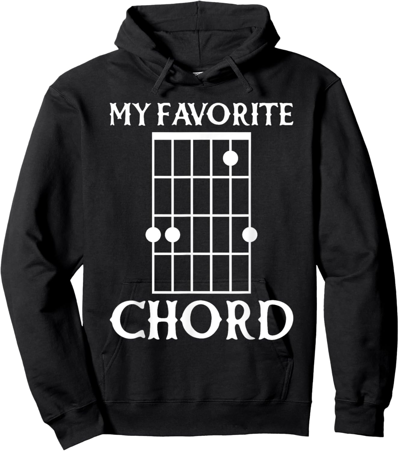My Favorite Chord Is Gsus, Christian Worship Guitar Players Hoodie - Hoodie | Black