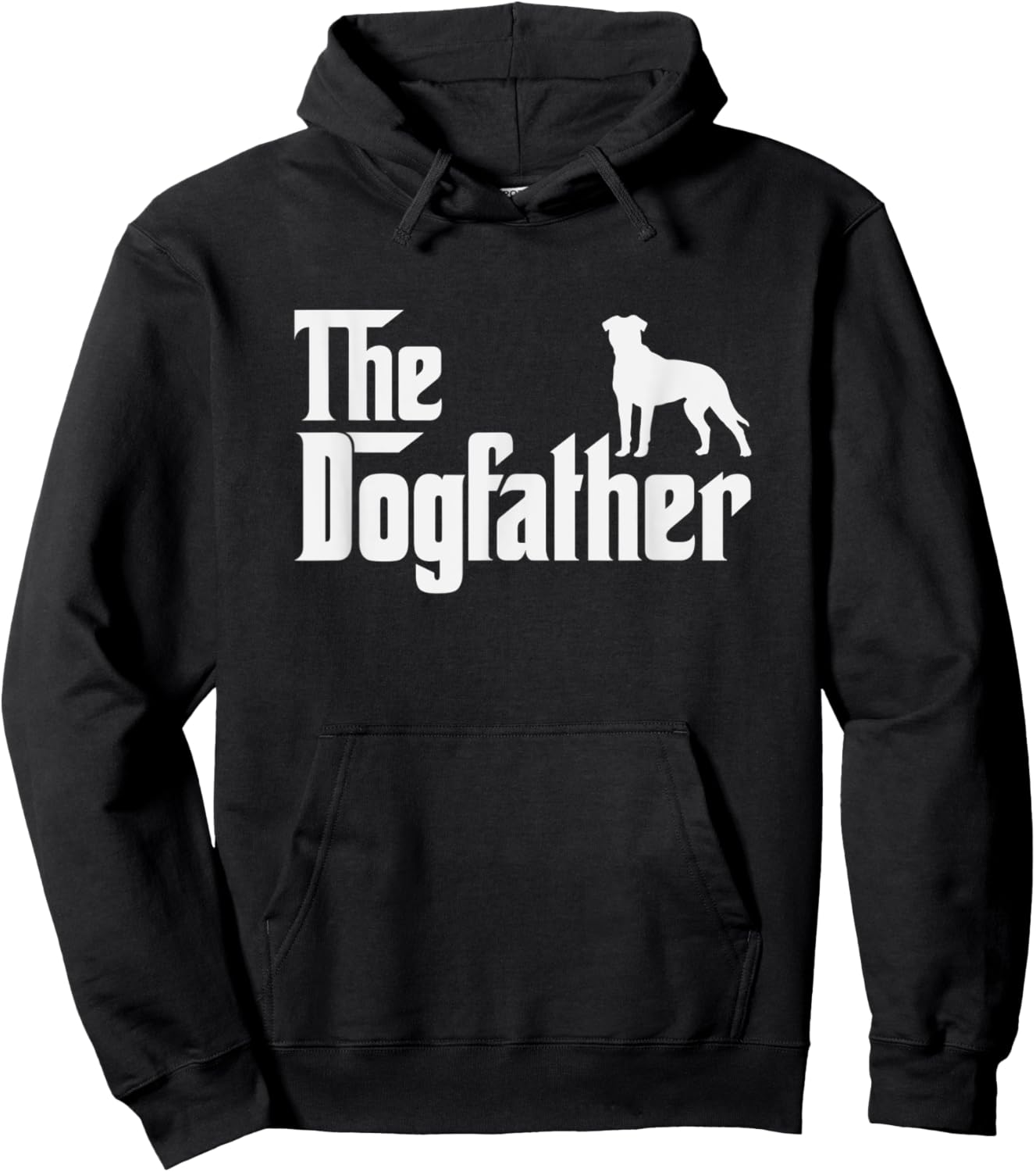 boxador DogFather Funny Dog Dad Hoodie - Hoodie | Black