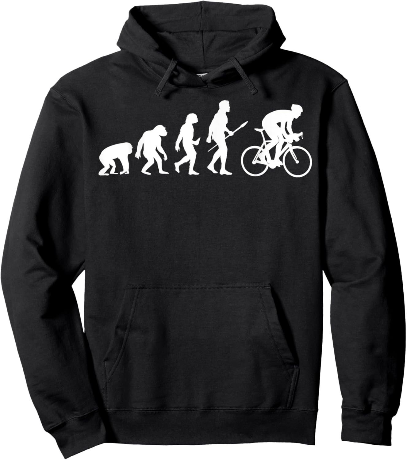 Cycling Evolution Funny Cycling Shirts Men Women Kids Biking Hoodie - Hoodie | Black