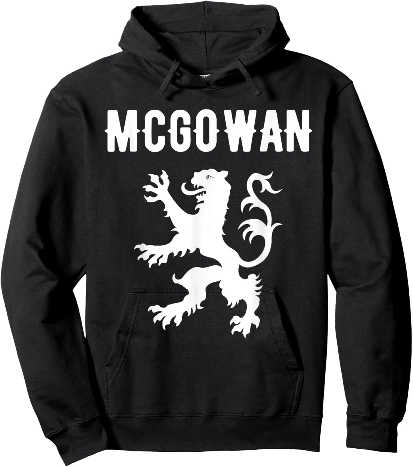 McGowan Clan Scottish Family Name Scotland Heraldry Hoodie - Hoodie | Black